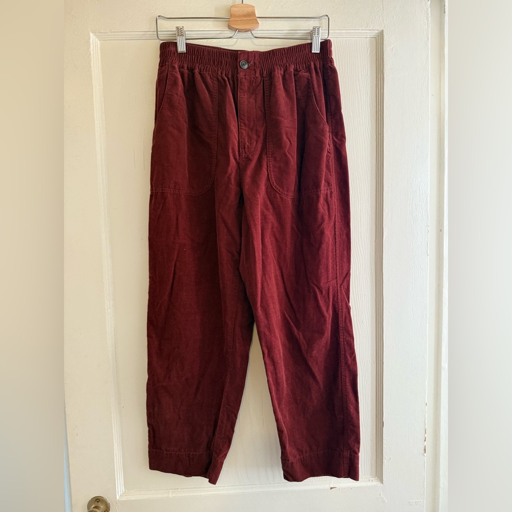 Madewell Curvy Tapered Huston Pull-On Crop Pants in Corduroy - Picture 5 of 9